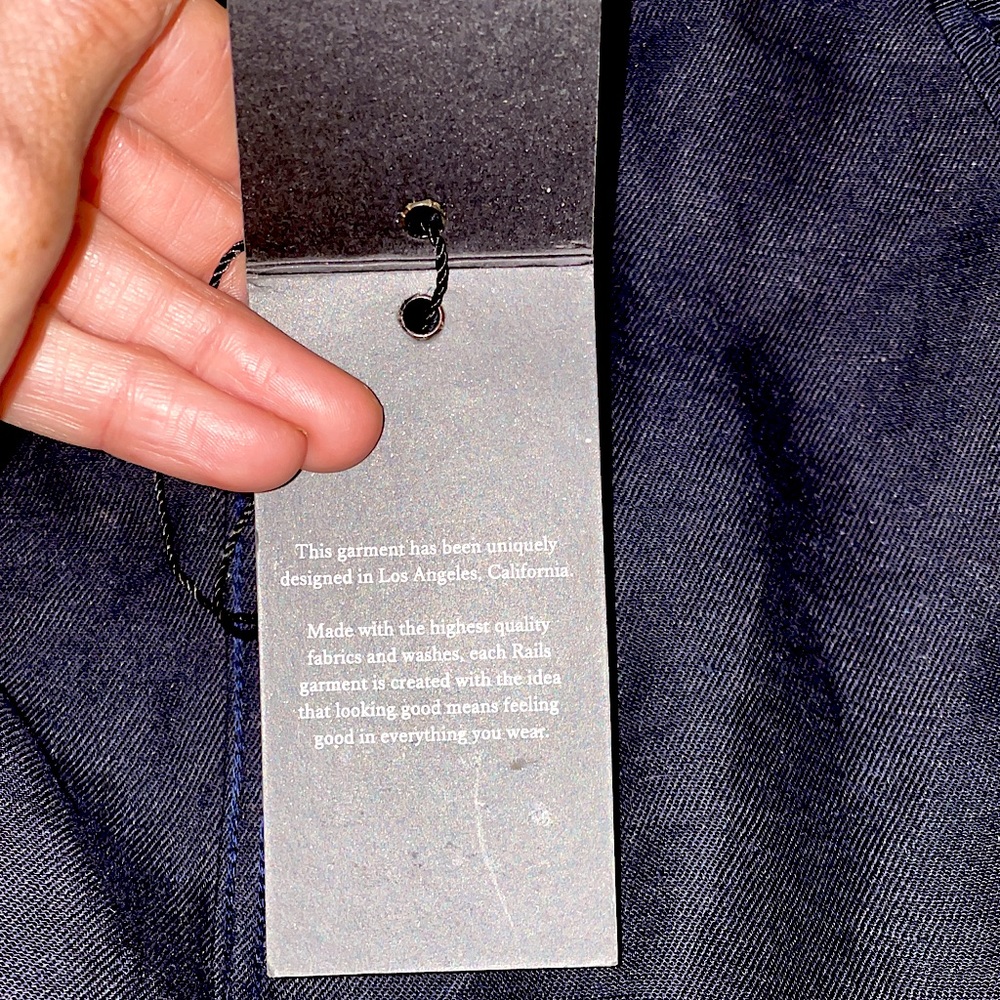 🙌RAILS🙌 COLLINS NAVY MILITARY JACKET SMALL NWT - Picture 9 of 13